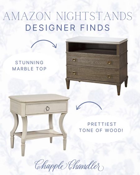 Designer nightstands from Amazon! 


Amazon, Amazon furniture, Amazon nightstands, end table, accent table, Amazon furniture, wooden furniture, bedside table, bedroom, guest room, grandmillenial style, coastal style, traditional style 

#LTKFind #LTKfamily #LTKhome