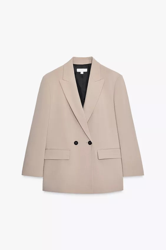 OVERSIZED DOUBLE-BREASTED BLAZER | Zara UK