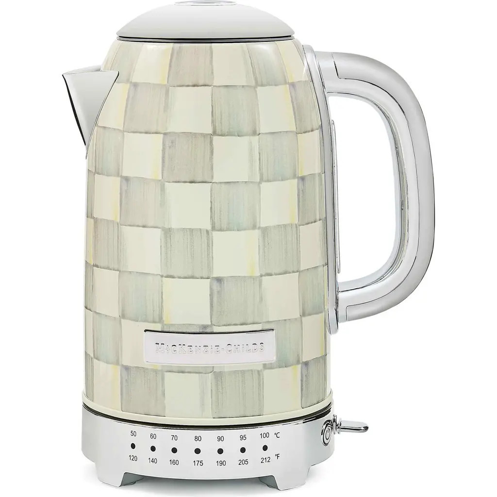 MACKENZIE CHILDS Sterling Check Electric Kettle at Nordstrom | Nordstrom