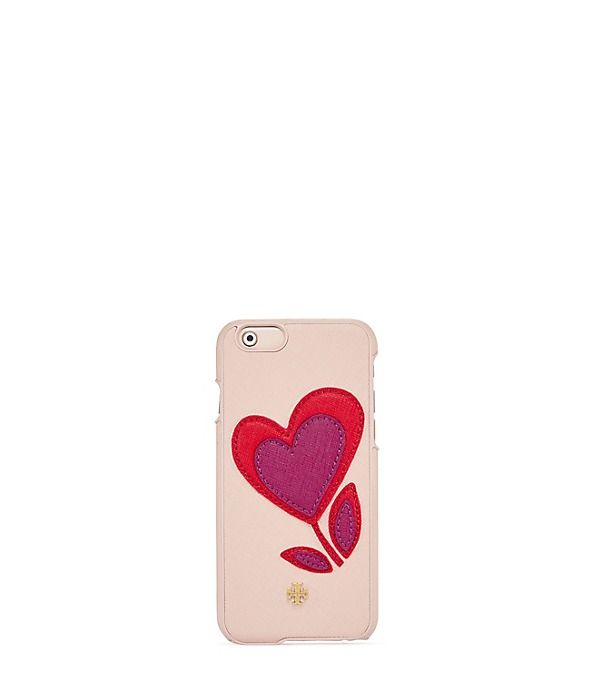 HEART APPLIQUÉ HARDSHELL CASE FOR IPHONE 6 | Tory Burch US
