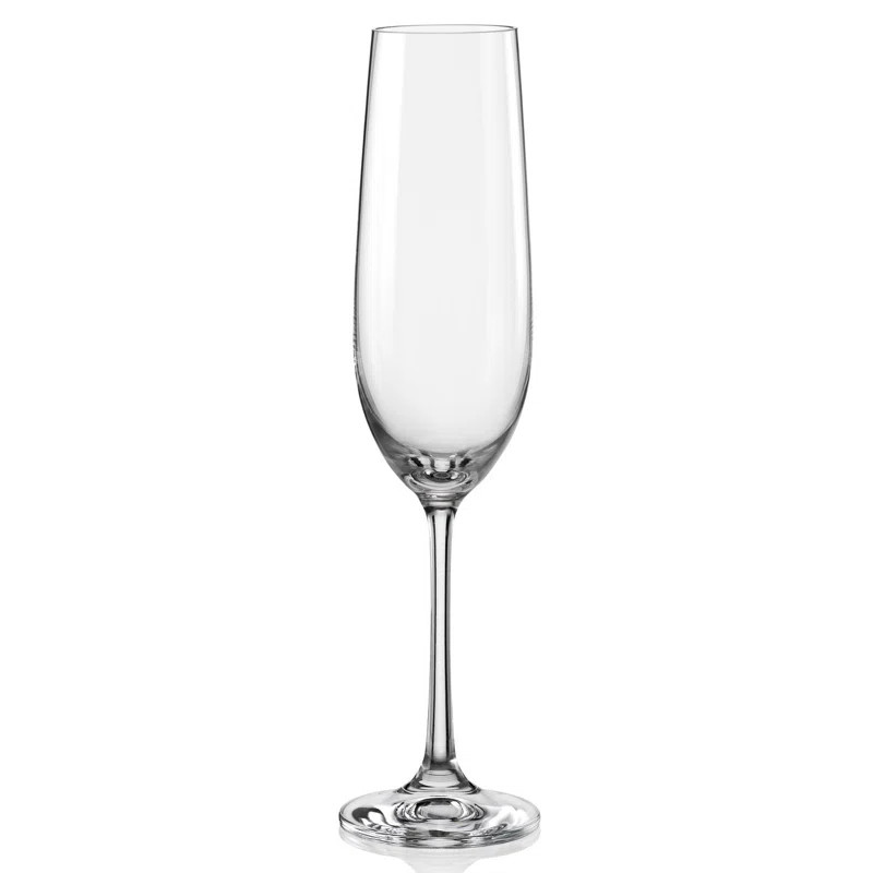 Karagula 7 oz. Crystal Flute (Set of 12) | Wayfair North America