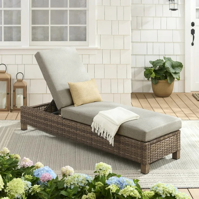 Better Homes & Gardens Brookbury Single Chaise Lounge | Walmart (US)