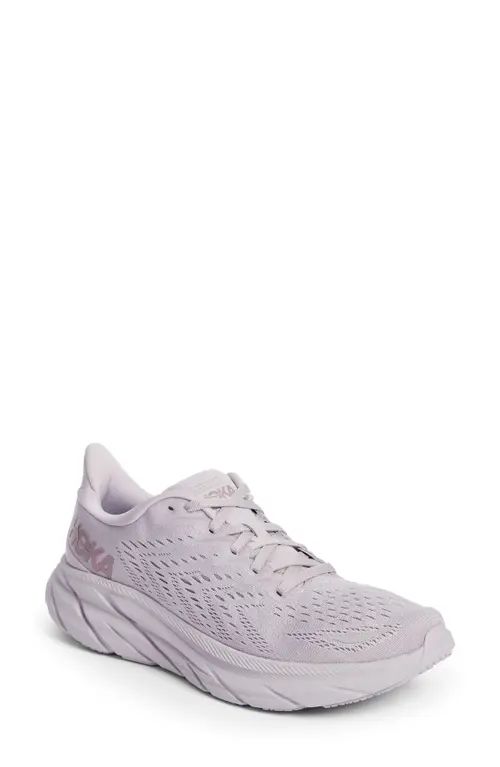 HOKA Clifton 8 Running Shoe in Lilac Marble /Elderberry at Nordstrom, Size 12 | Nordstrom