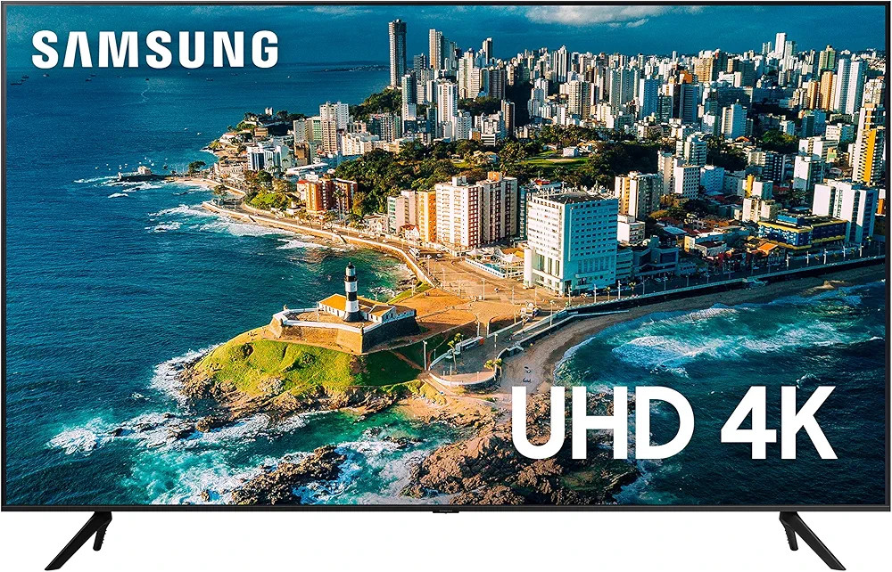 Smart TV Crystal 43" 4K UHD Samsung CU7700 - Alexa built in, Samsung Gaming Hub | Amazon (BR)