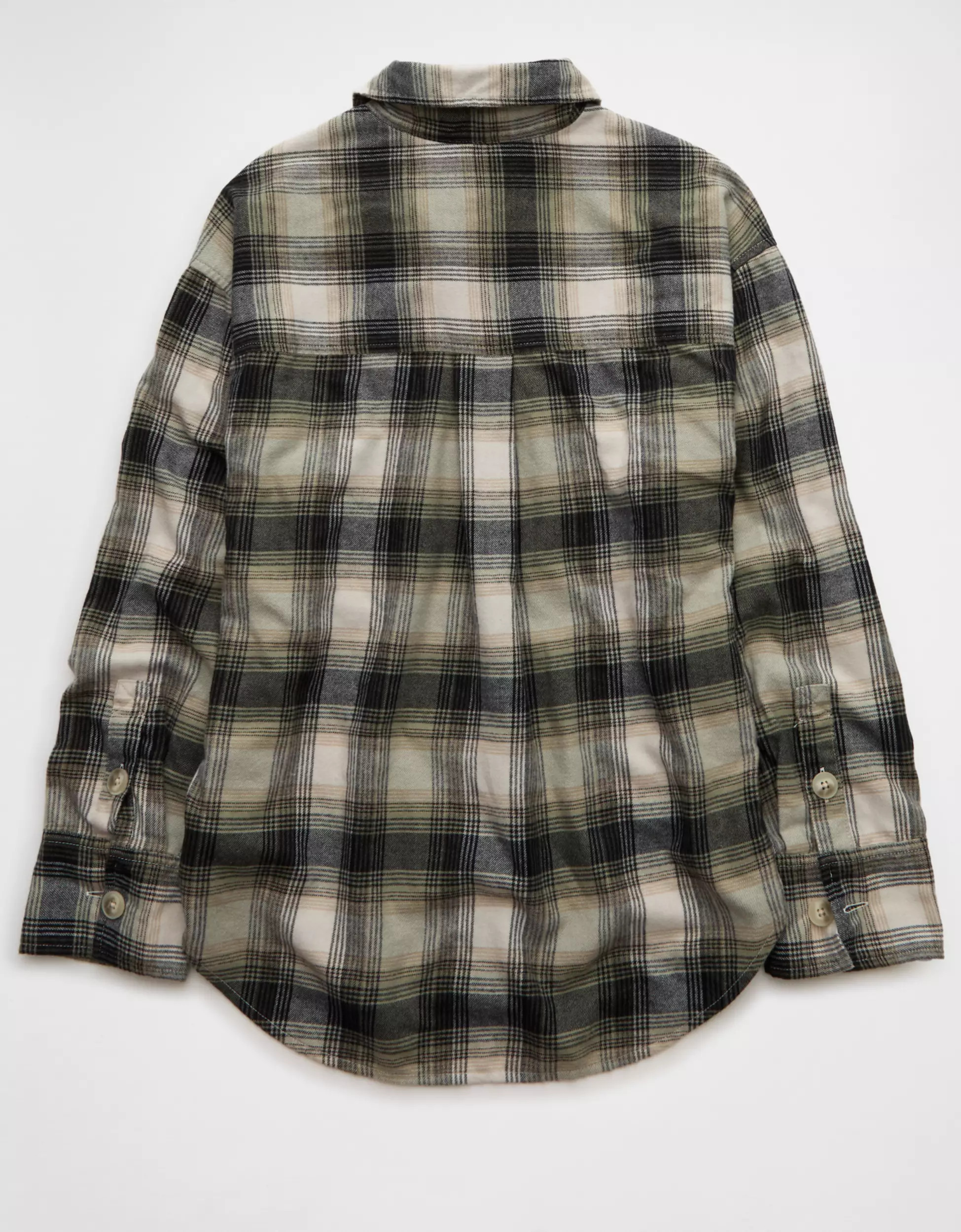 AE Plaid Button-Up Shirt | American Eagle Outfitters (US & CA)