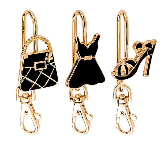 Finders Key Purse Set of 3 Key Finders w/ Gift Boxes | QVC