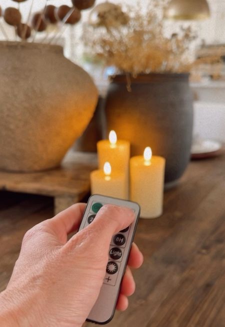 Amazon faux flame pillar candles 🕯️ with remote control on sale right now! #candles #fake #realistic #amaozon

#LTKsalealert #LTKhome #LTKVideo