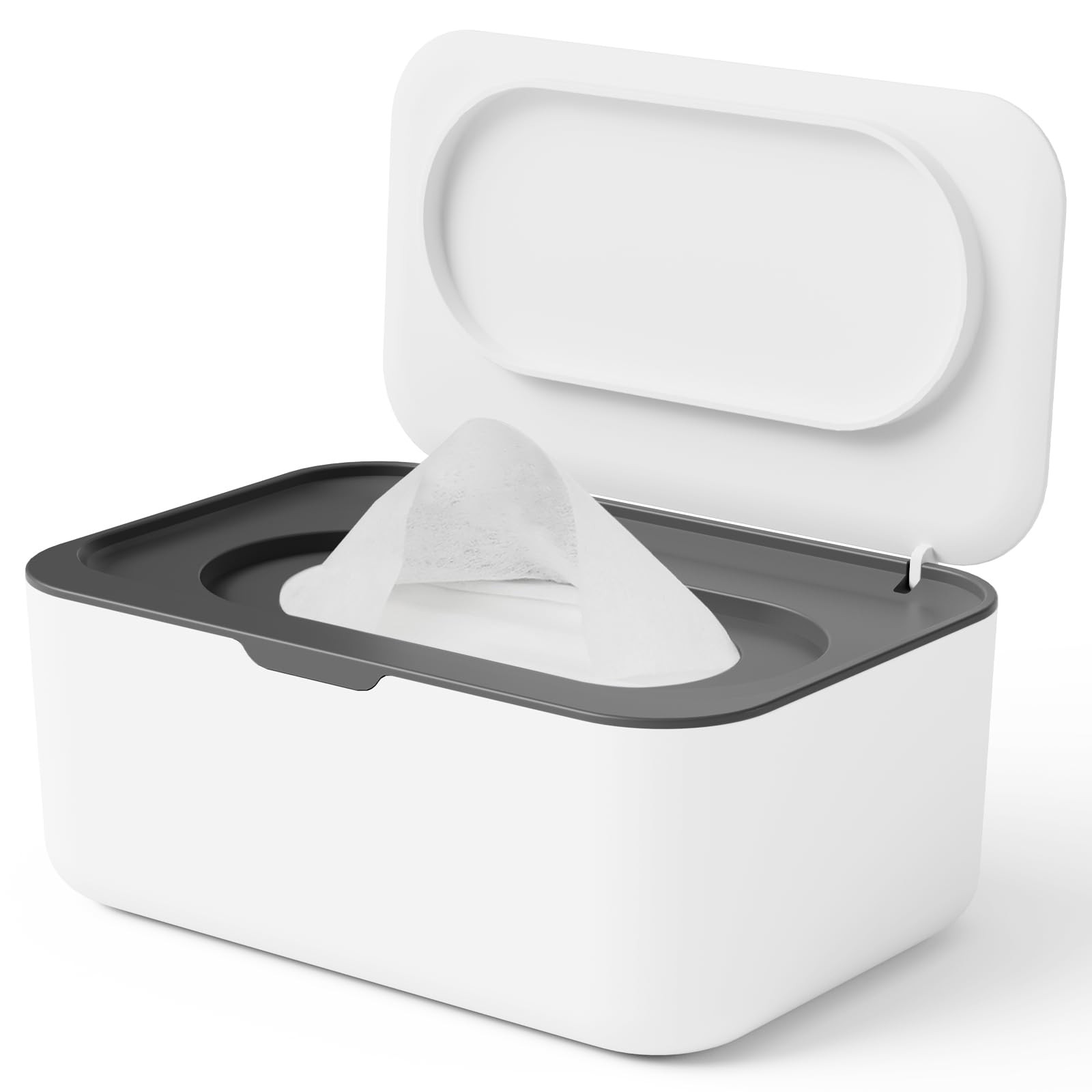 Wipes Dispenser, Wipe Holder for Baby & Adult, Seposeve Refillable Wipe Container, Keeps Wipes Cl... | Amazon (US)