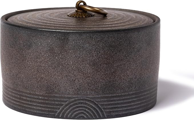 Ceramic Canister,16.9 Oz /500ml Food Storage Jar for Tea,Coffee Beans,Herb,Candy,Spices,Nuts (Sto... | Amazon (US)