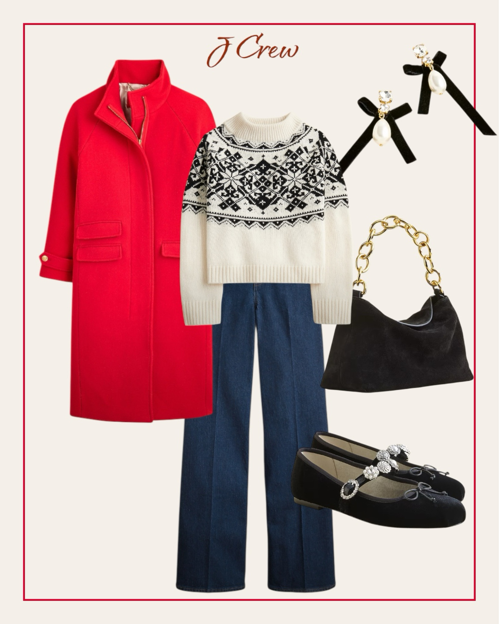 J Crew outfit. 
#jcrew

#LTKHoliday #LTKSaleAlert