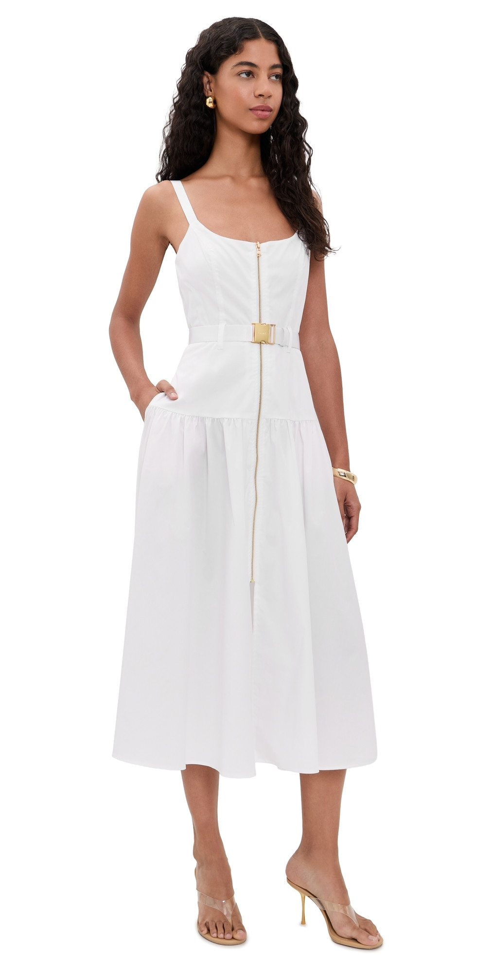 L'AGENCE Rima Dress White 2 | Shopbop