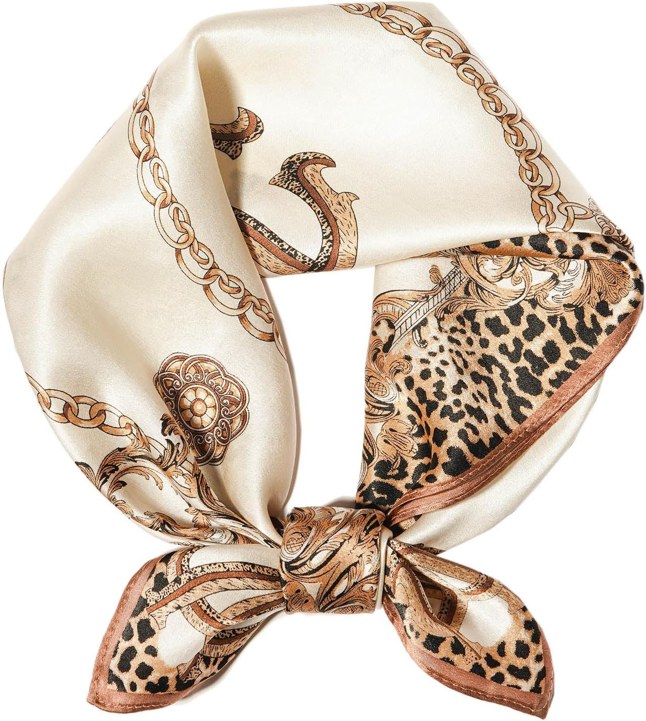 100% Mulberry Silk Scarf for Women Lightweight 21" Small Square Neck Scarf Headscarf Neckerchief Gift Packed | Amazon (US)