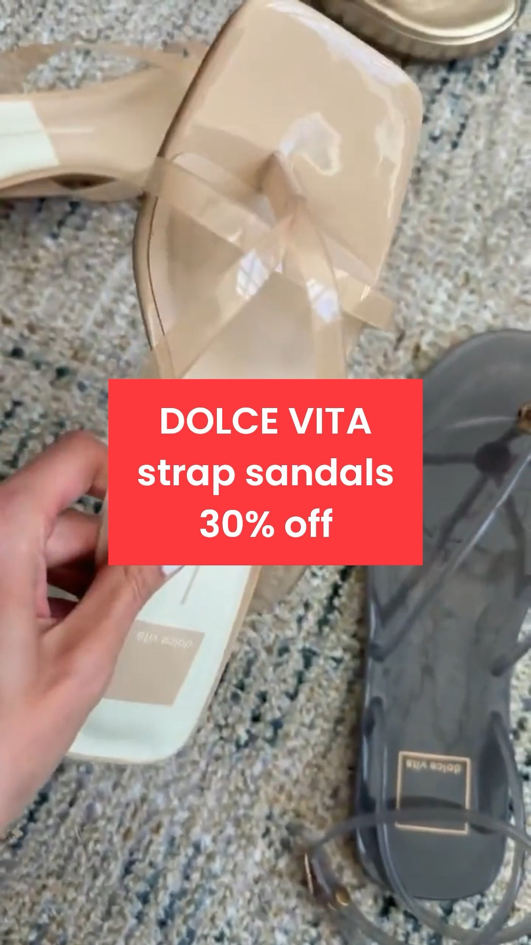 Dolce Vita strap sandals on sale, 30% off.

#LTKSaleAlert