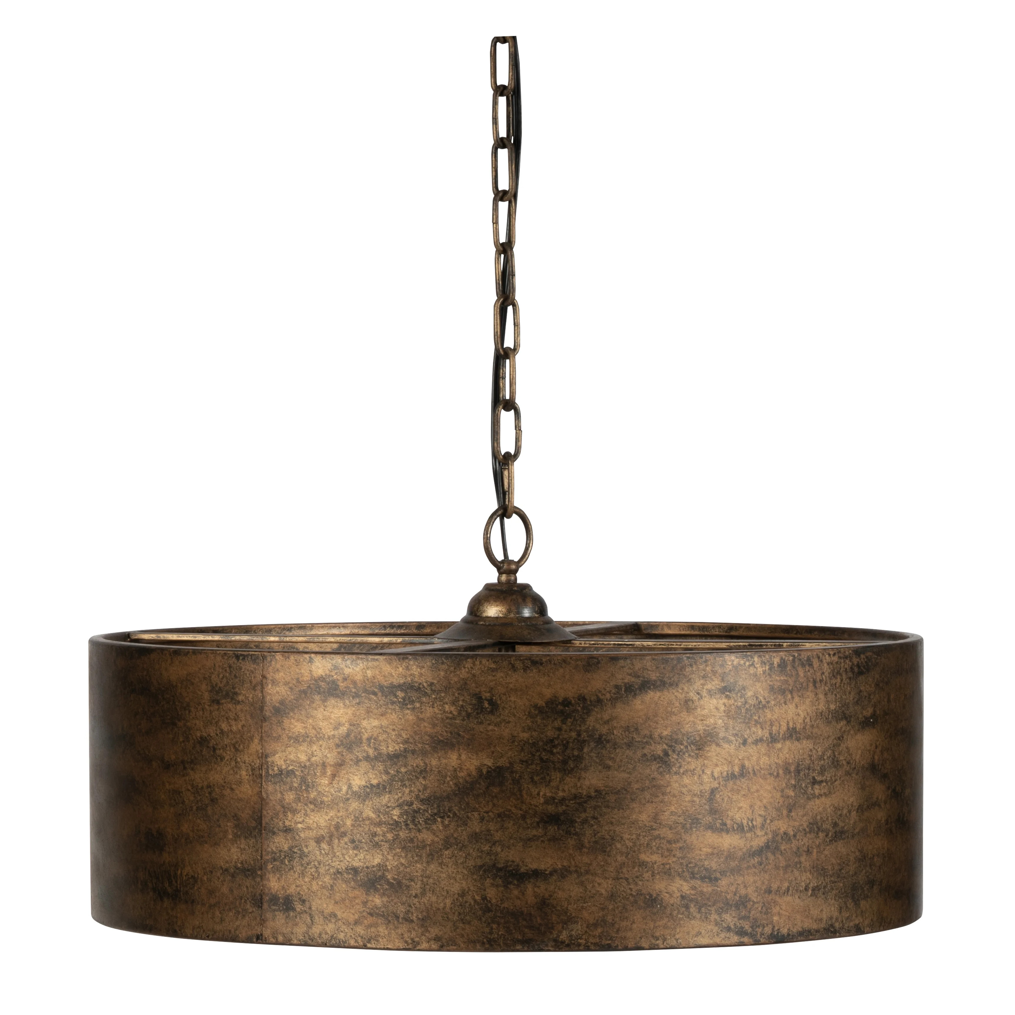 12" Iron Chandelier - Brass | Walmart (US)