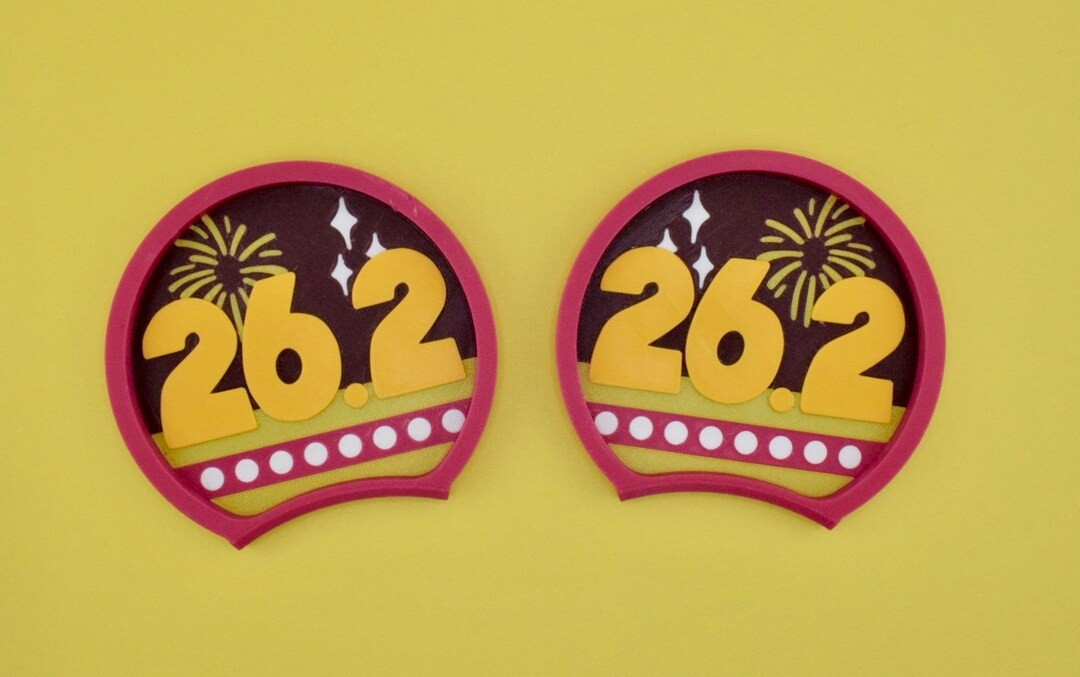 3D Printed Interchangeable 26.2 Marathon Weekend Ears ears - Etsy | Etsy (US)