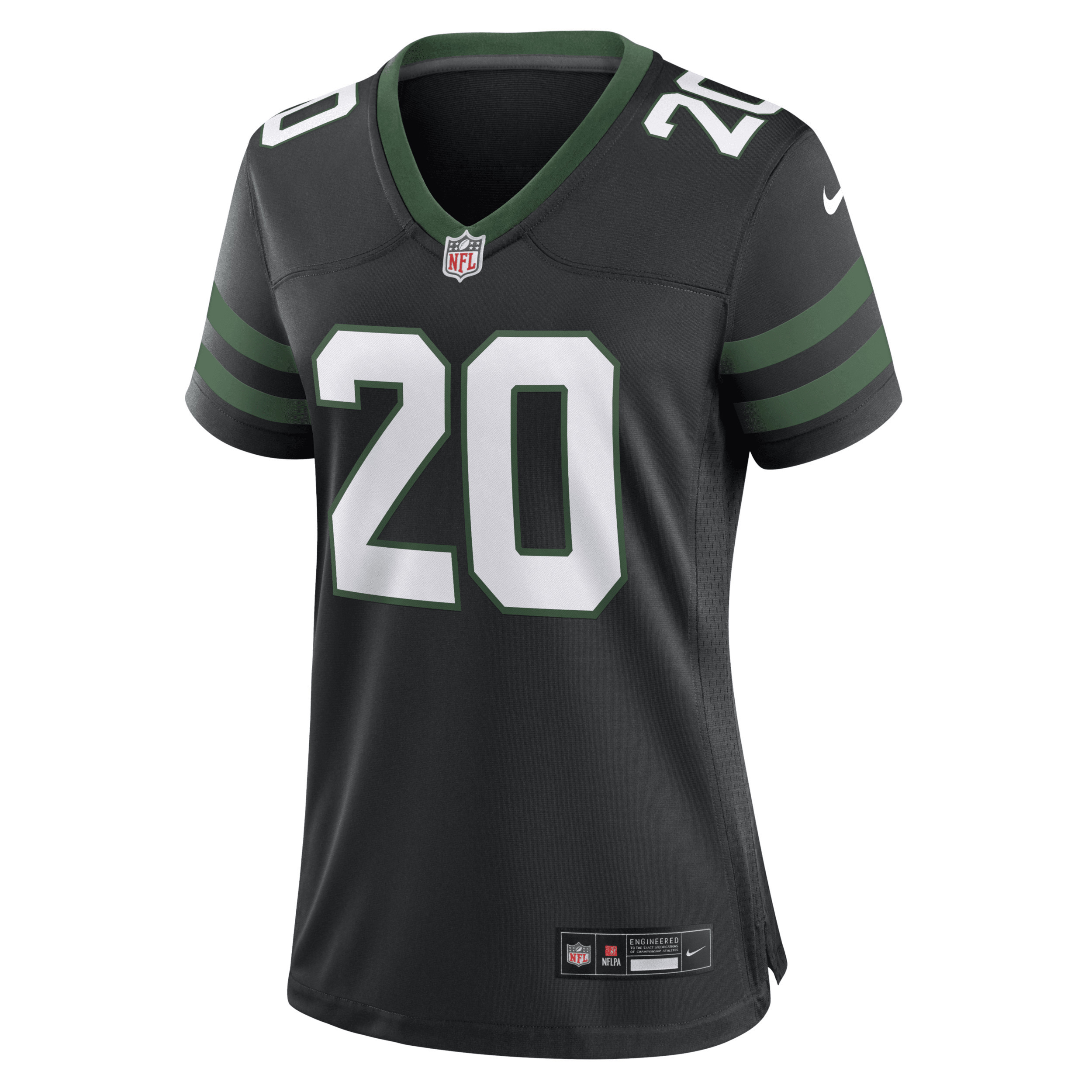 Breece Hall New York Jets Nike Women's NFL Game Football Jersey in Black | 67NW09WK72F-GT9 | Nike (US)