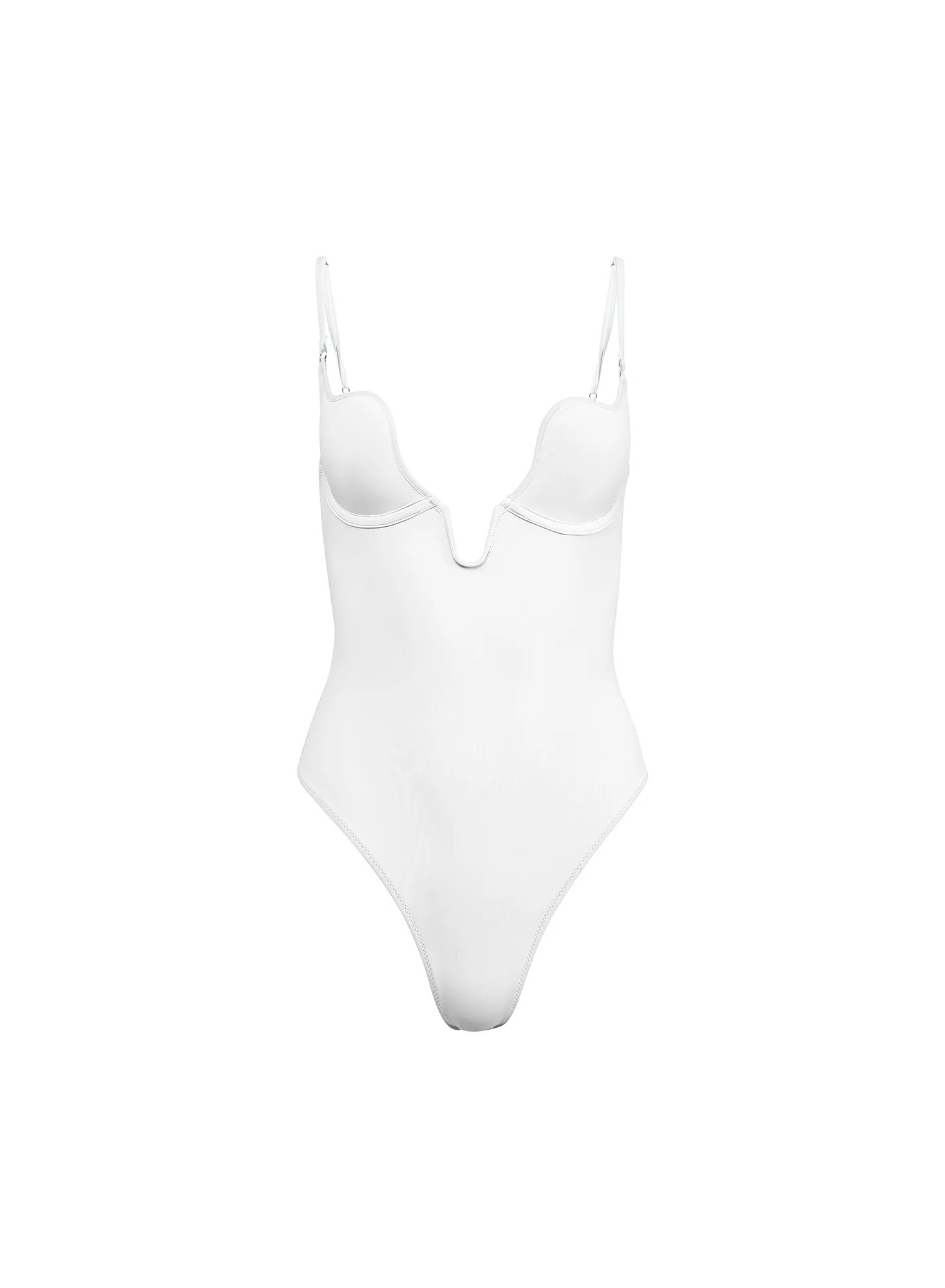 White Seduce U-Plunge One Piece | Fleur du Mal | Fleur du Mal