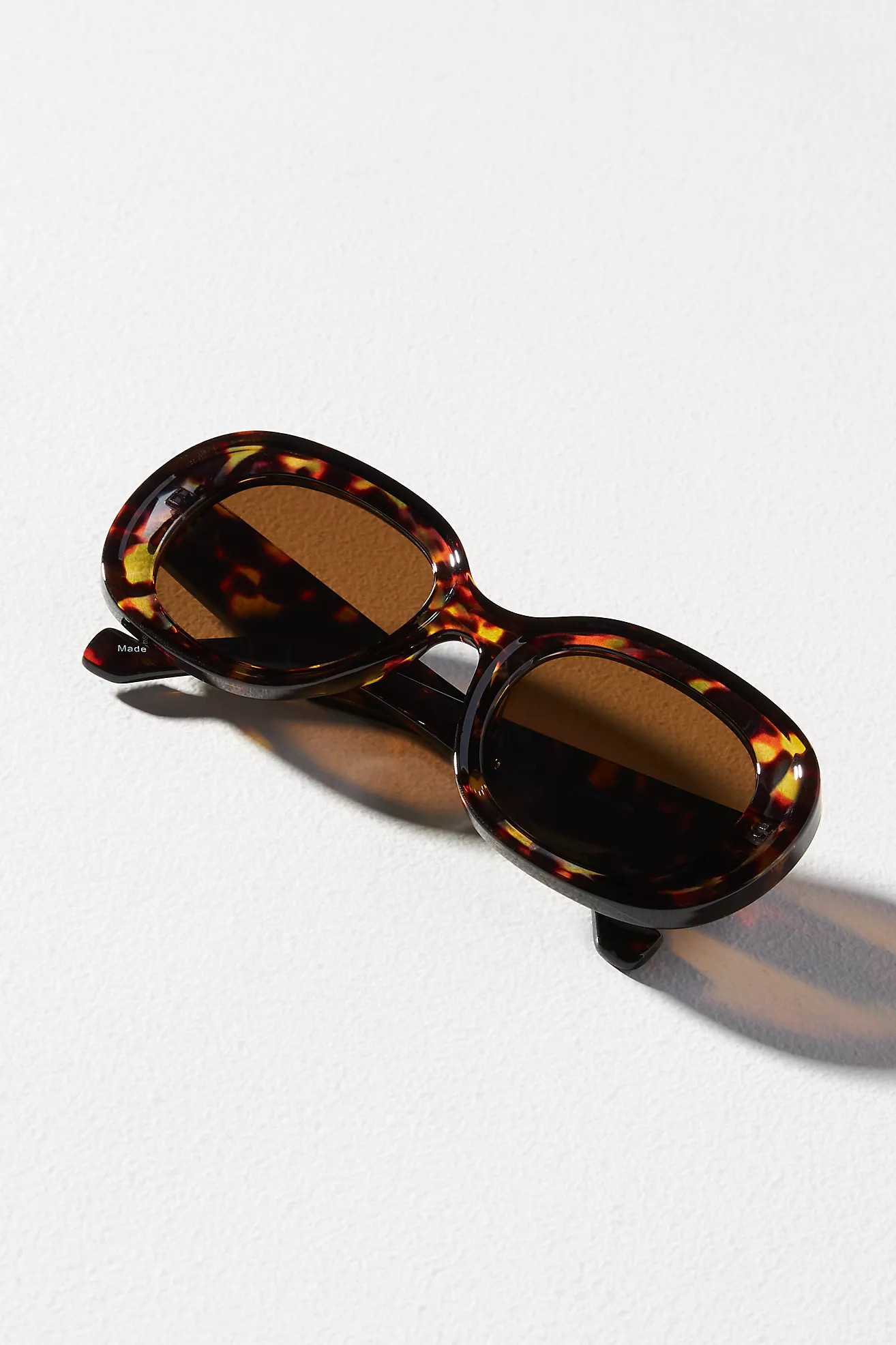 Round Bevel Sunglasses | Anthropologie (US)