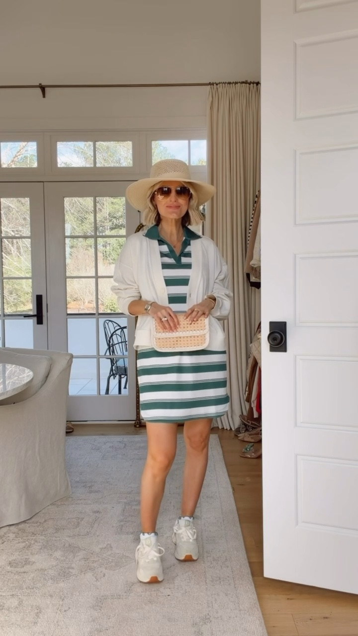 Another way to style this striped green active dress for the Master’s! Currently on sale! 👏🏼 Wearing XS!

Loverly Grey, activewear, Target sale, athleisure, golf tournament 

#LTKActive #LTKSaleAlert