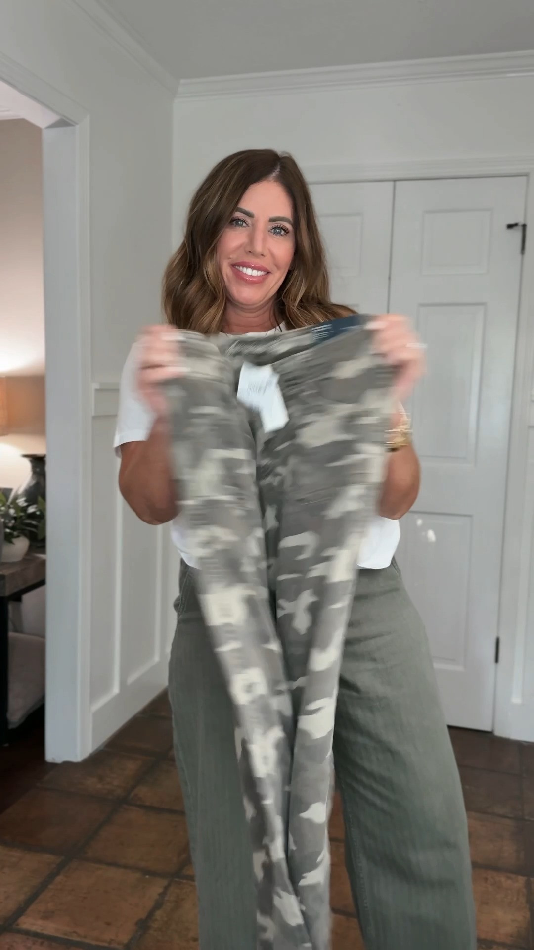 Top seller for three weeks and running—the low rise, dreamy, drape, camo pant.
ON SALE 35% OFF

Even though they say they are low rise, they hit me right below my belly button and come up higher in the back, so nothing shows when you bend over. They're so drape, soft and comfortable and they come in several colors & length options.

Perfect to wear now in this heat and into fall. You can style them with all of your favorite T-shirts, tanks, sweatshirts, and more.

I'm wearing an eight Long
I love them so much. I'm going back to get another color.!

sweathsirts-medium
white tee- large
white tank-large
denim shirt- large
utility jacket-medium


Casual outfits for fall, over 40 style, casual style, camo pants, utility jacket 

 #LTKootd #LTKOver40 #LTKSaleAlert