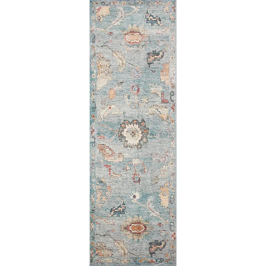 Loloi Margot Denim/Multi Area Rug feat. CloudPile | Wayfair North America