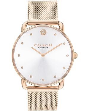 COACH Elliot Women's Quartz Watch, Water-Resistant, True Classic Design for Any Event | Amazon (US)