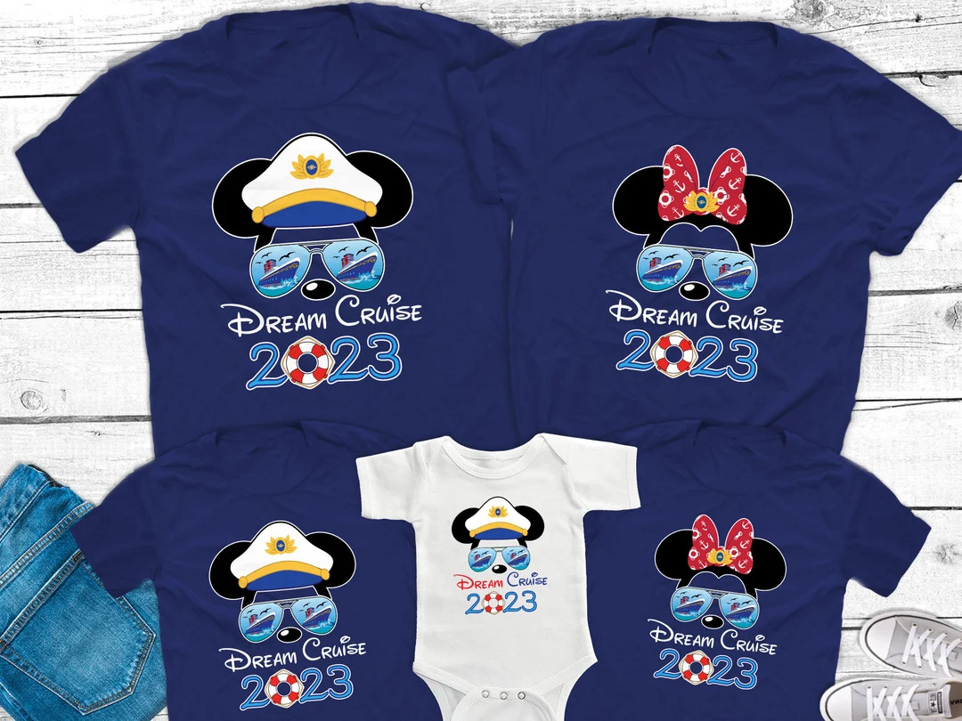 Disney Dream Cruise Family Shirts 2023 , Cruise Shirts, Disney Family Cruise shirts, Mickey and M... | Etsy (UK)