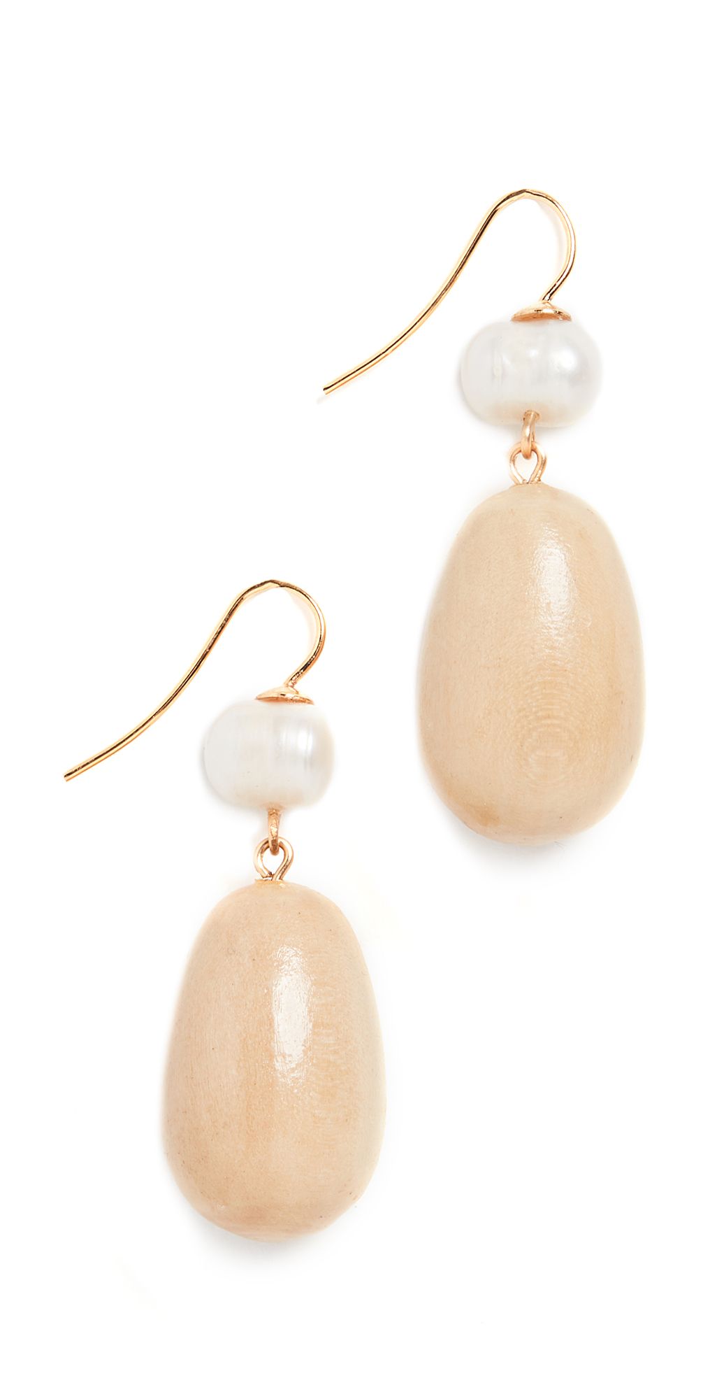 Sophie Monet The Pearl Egg Earrings | Shopbop