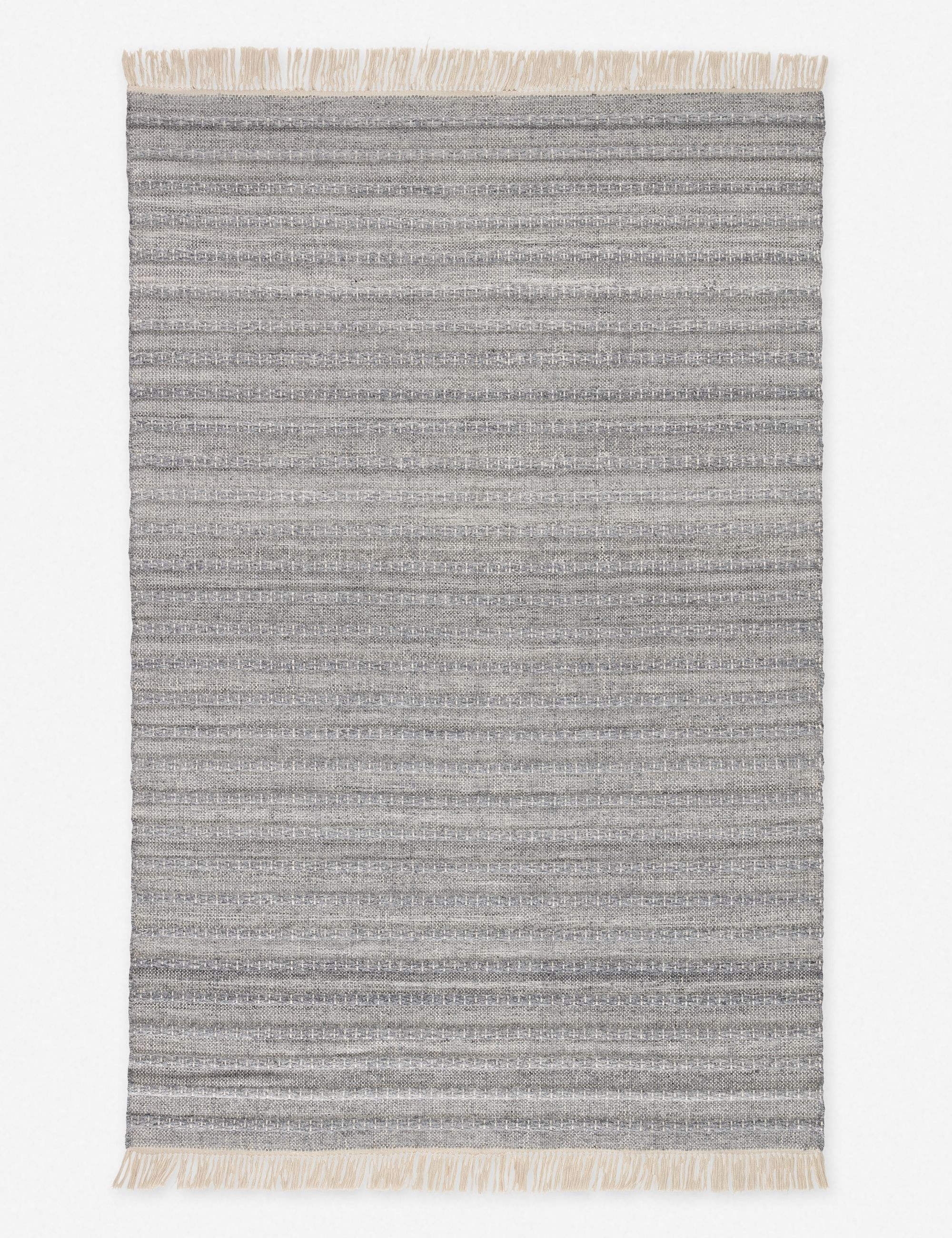 Kinsey Indoor/Outdoor Rug, Gray and Cream | Lulu and Georgia 