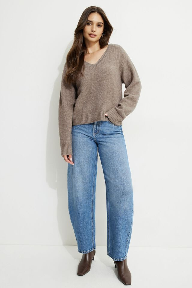 Heavenlyarn™ V-Neck Sweater | Dynamite Clothing