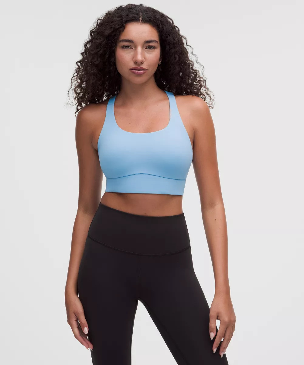 lululemon Energy Longline Bra Medium Support, B-D Cups   Evolve | lululemon UK