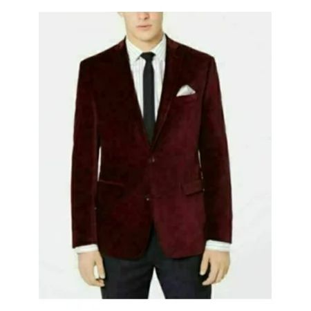 BAR III Mens Burgundy Blazer 36 S | Walmart (US)