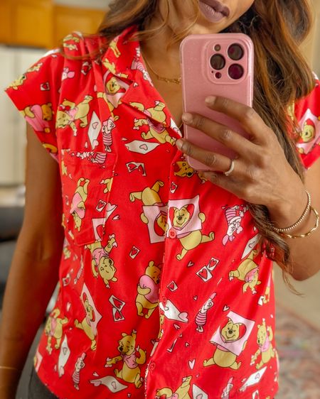 Pooh PJS ❤️

When I tell you I'm
Obsessed with these Disney pjs from @walmart I have been wearing the pieces individually as well and I can't express my love for them. Affordable and quality I am wearing a medium. 

#walmart #disney #disneystyle

#LTKstyletip #LTKsalealert #LTKSeasonal