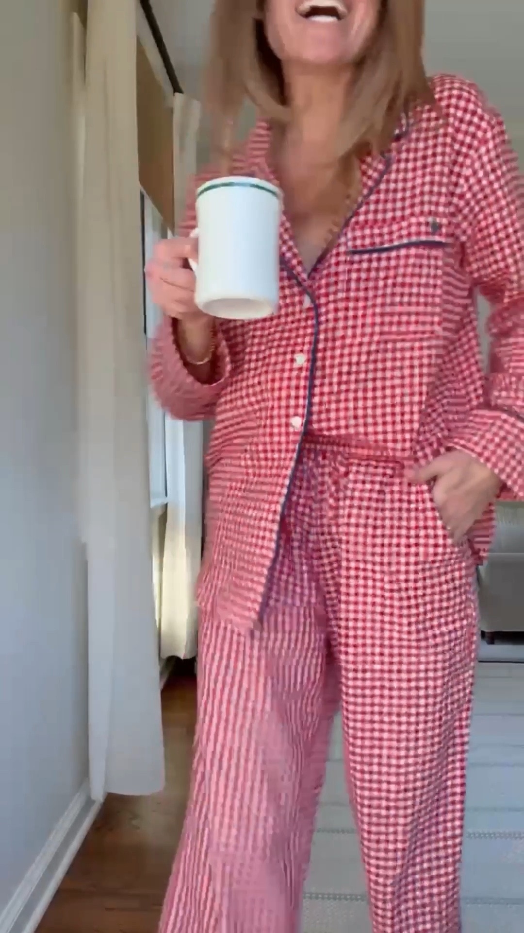 Voted by you on Instagram as your favorite Christmas morning pajamas! Love this so much. I almost didn’t order anything from Marea because I usually stick with my old trustees for pajamas but I’m go glad I gave them a shot. They’re just a little more fun than anything else I could find without being too much. Love the checkered details and the blue piping. These are such gems and I couldn’t be more excited to wear these all winter  

#LTKSeasonal #LTKGiftGuide #LTKHoliday