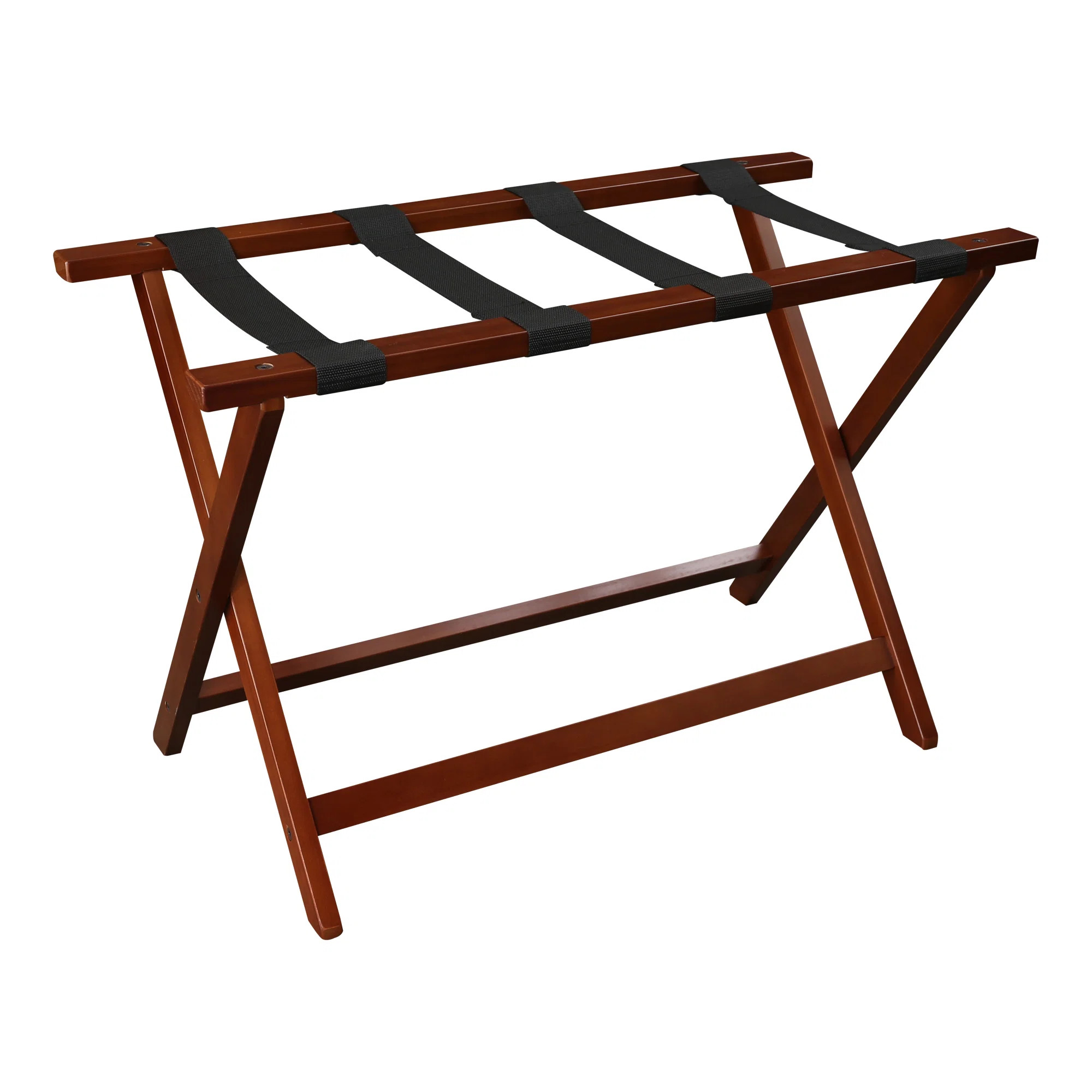 Heavy Duty Solid Wood Extra Wide Luggage Rack | Wayfair North America
