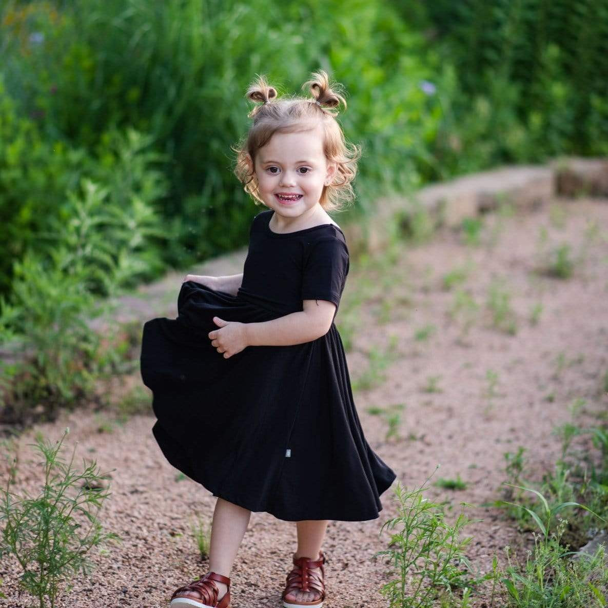 Twirl Dress in Midnight | Kyte BABY