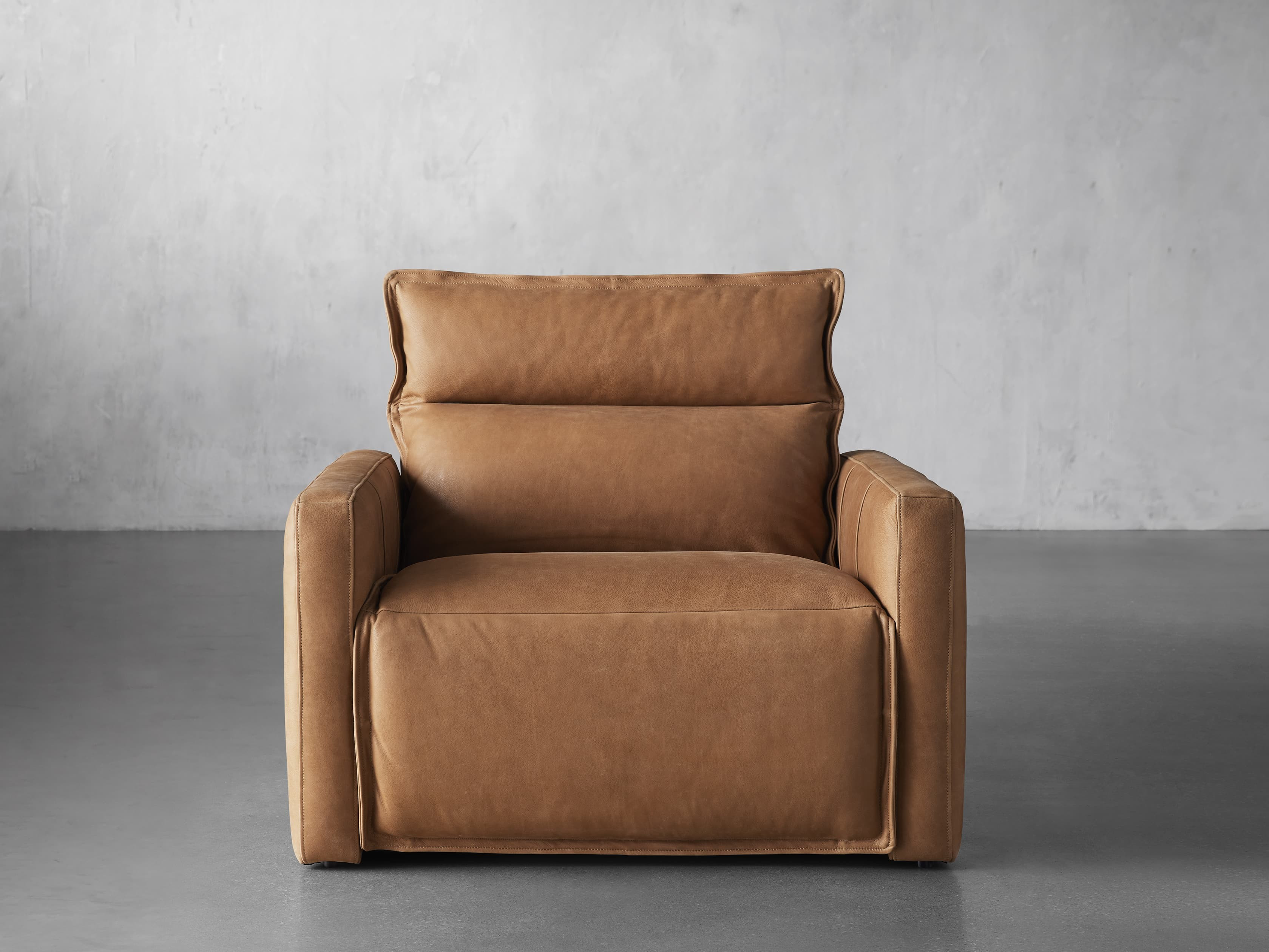 Rowland Leather High-Back Recliner | Arhaus