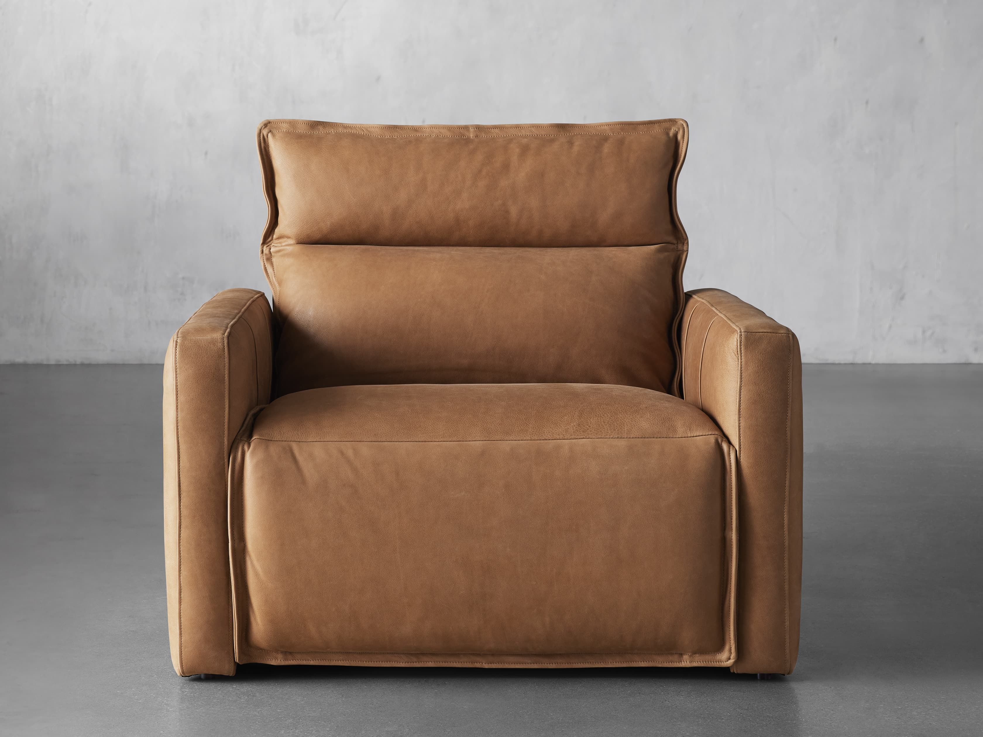 Rowland Leather High-Back Recliner | Arhaus