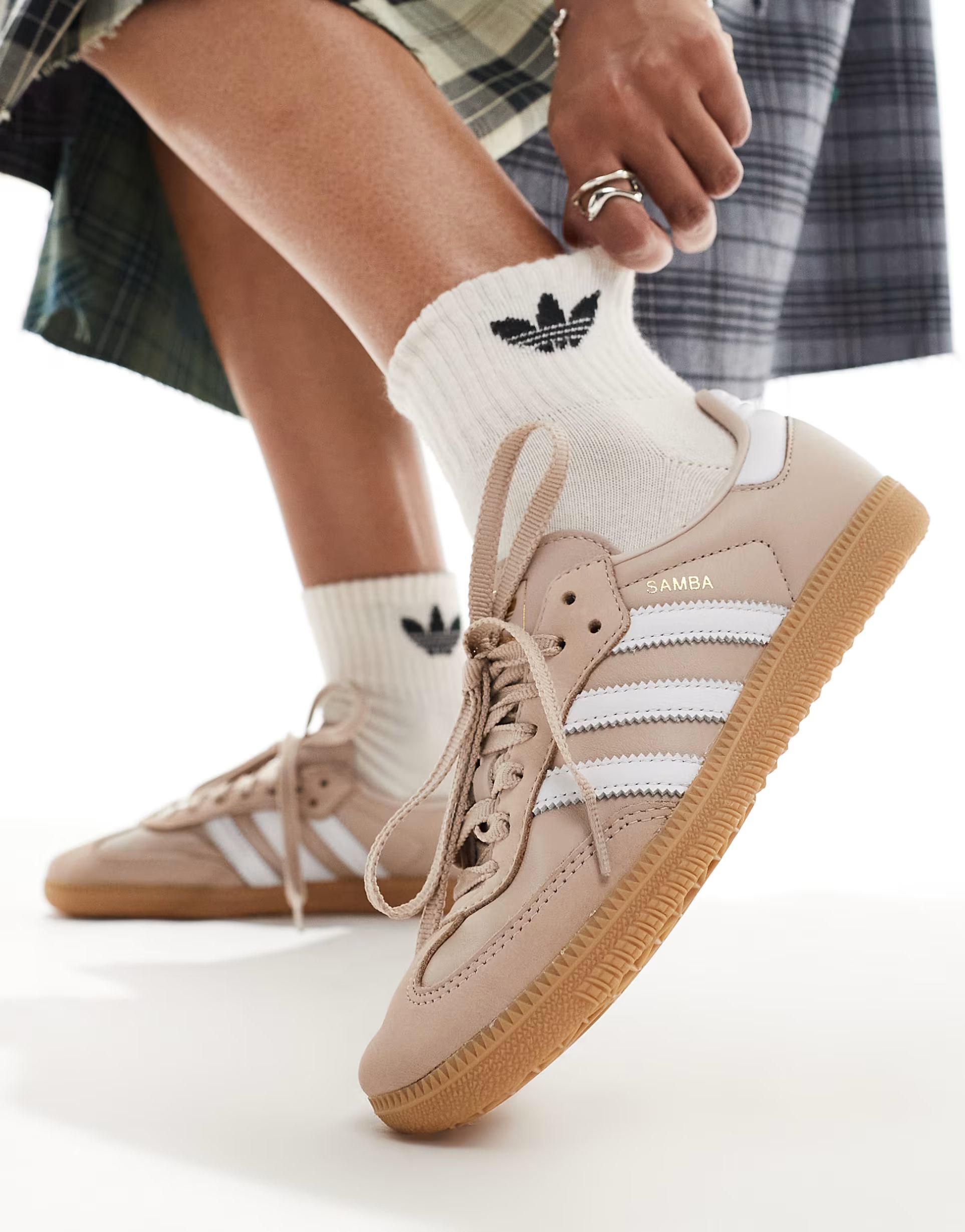 adidas Originals Samba OG trainers in taupe | ASOS (Global)