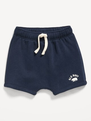 Printed Logo-Graphic Fleece Shorts for Baby | Old Navy (US)