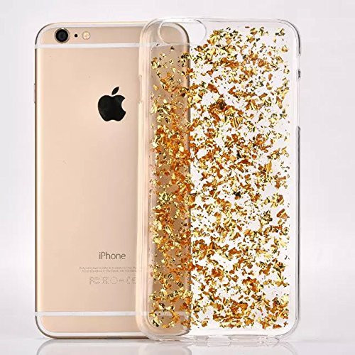 iPhone 6 Case, iPhone 6S Case, Luxury Soft Bling Glitter Sparkle Hybrid Bumper Case with Liquid Infu | Amazon (US)