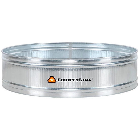 CountyLine  700 gal. Galvanized Round Stock Tank, 8 ft. x 2 ft. x 8 ft. | Tractor Supply