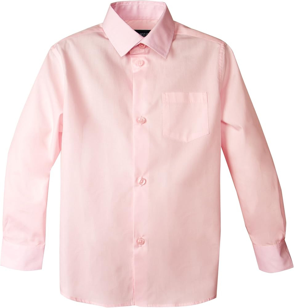 Spring Notion Boys' Long Sleeve Dress Shirt for Boys Kids Toddlers | Amazon (US)