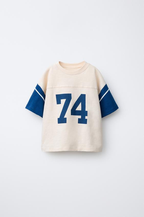 NUMBER PRINTED T-SHIRT | Zara US