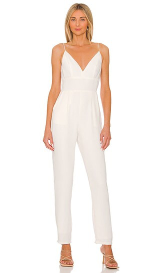Heidi Cami Jumpsuit in White | Revolve Clothing (Global)