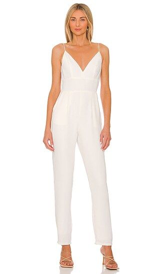 Heidi Cami Jumpsuit in White | Revolve Clothing (Global)