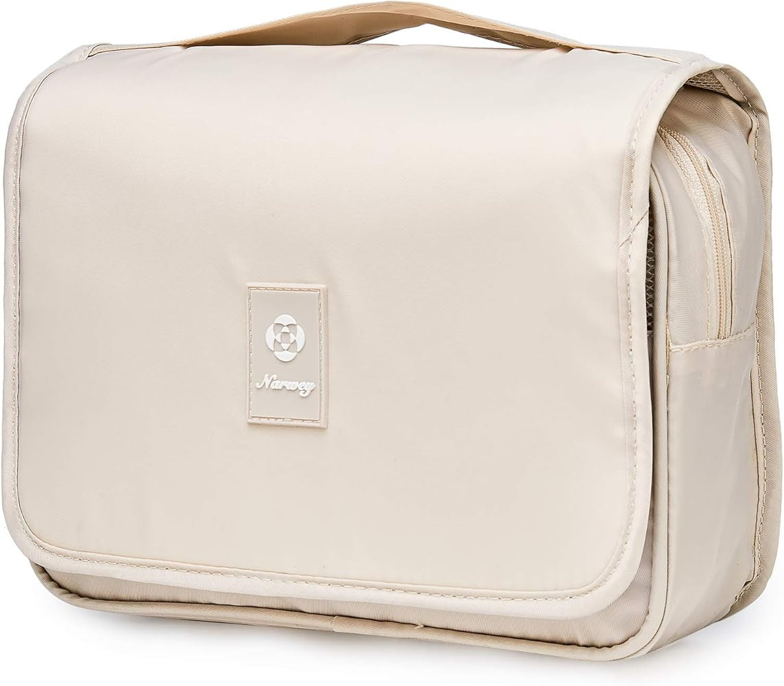 Narwey Hanging Travel Toiletry Bag Cosmetic Make up Organizer for Women and Girls Waterproof | Amazon (US)