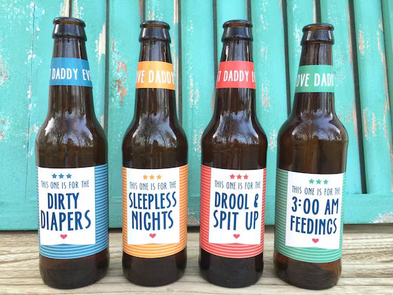 First Time Dad Beer Labels Fathers Day Gift for Daddy to Be | Etsy | Etsy (US)