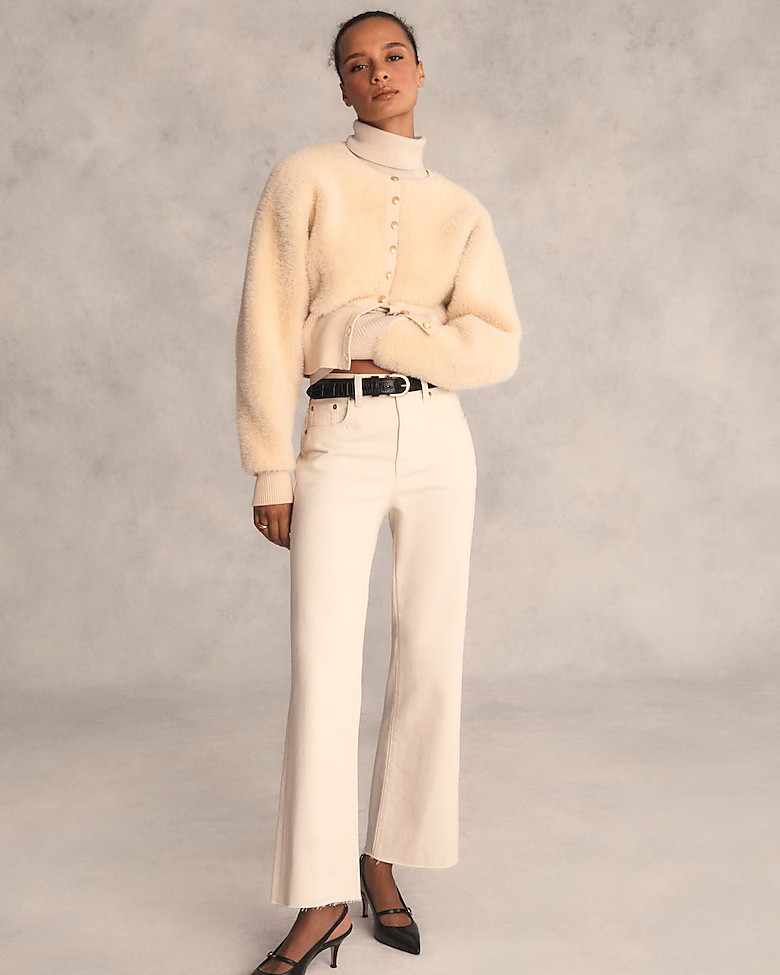 Mid-rise relaxed kickout jean | J. Crew US