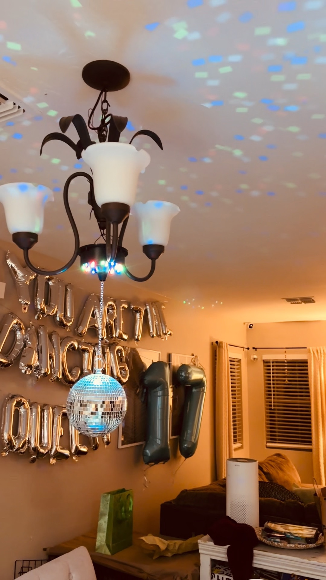 Dancing Queen going and sweet only 17
birthday party from Walmart & Amazon:

Piñata, candles, foil banners, disco ball, cake topper, table cloth, gummy bears, balloons, blue, silver, plates, cups, table runner, helium tank, portable thermal photo printer!

#LTKKids #LTKParties #LTKFamily